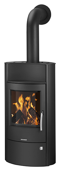 Wood stove Pori 7 Steel black
