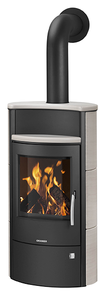 Wood stove Pori 7 Ceramic Freddo, corpus steel black