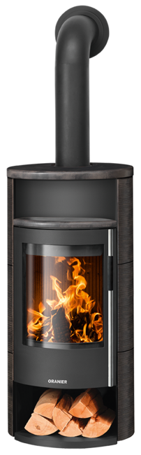 Wood stove Polar Neo 6 Ceramic Namib, corpus steel black