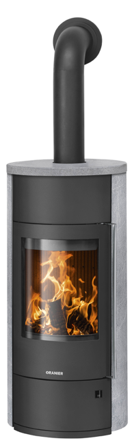 Wood stove Polar Neo W+ Soapstone, corpus steel black