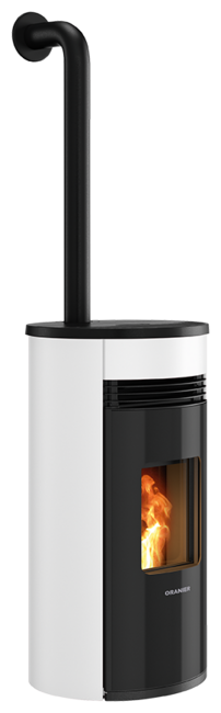 Pellet stove Sando 60 Silk white