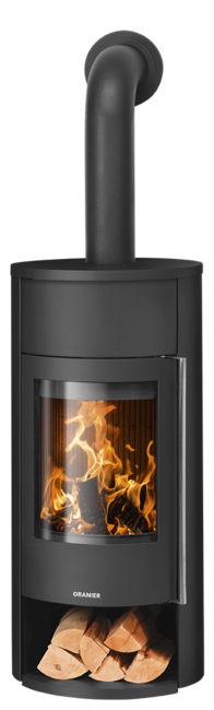 Wood stove Polar Neo W+ Steel black