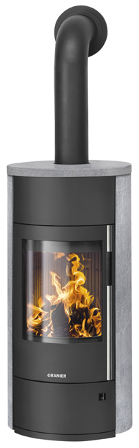 Wood stove Polar Neo Vantage W+ Soapstone, corpus steel black