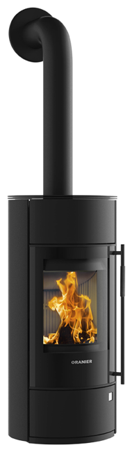 Wood stove Polar Neo Blackline Steel black