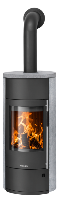 Wood stove Polar Neo W+ Polar Neo W+ Soapstone, corpus steel black