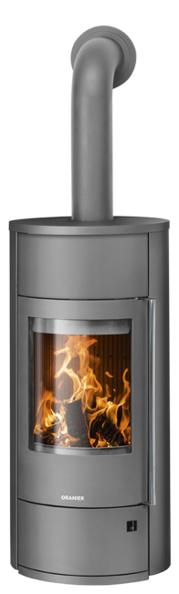Wood stove Polar Neo W+ Steel grey