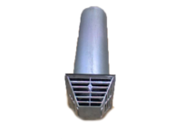 Fresh air-exhaust pipe Frischluft-Abgasrohr – Wandstärke maximal 404 mm