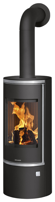 Wood stove Corso 2.0 Steel black