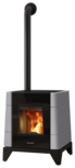 Pellet stove Pio conStone Concrete