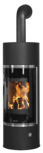Wood stove Arena Aqua 2.0 Steel black, cover plate steel black