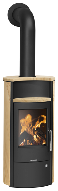 Wood stove Pori 5 Sandstone, corpus steel black