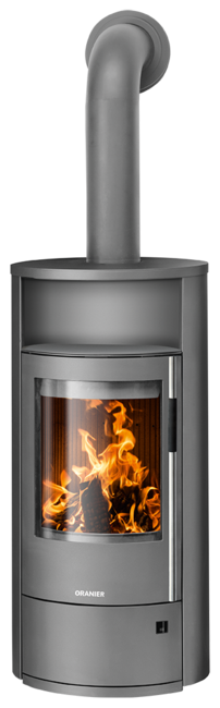 Wood stove Polar Neo 6 Steel grey