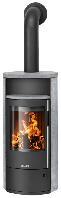 Wood stove Polar Neo 6 Soapstone, corpus steel black