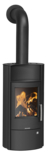 Wood stove Pori 5 Steel black