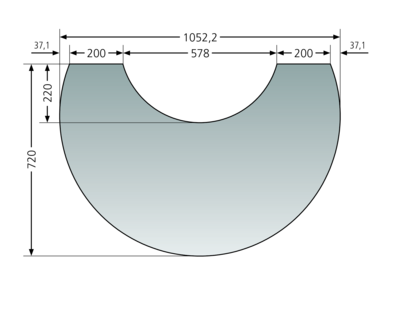 Glass bottom plates for Polar Neo 8, Polar Neo W+ and Polar Neo Aqua Glass bottom plate