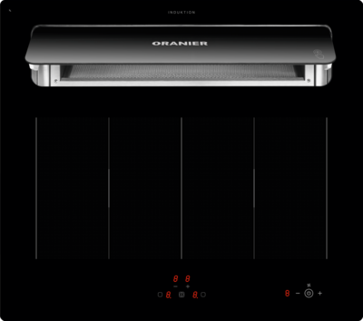 FlexX-induction-hob with integrated cook top extractor (frameless) KXI 1062 Basic-PLUS KXI 1062 exhaust/ circulation air