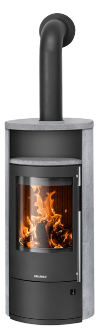 Wood stove Polar Neo 8 Soapstone, corpus steel black