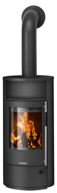 Wood stove Polar Neo 4 Steel black