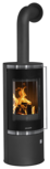 Wood stove Arena 2.0 Steel black, cover plate steel black