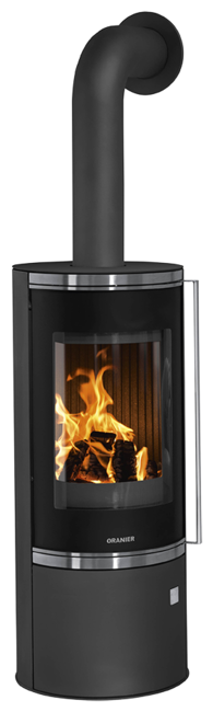 Wood stove Arena 2.0 Steel black, cover plate steel black