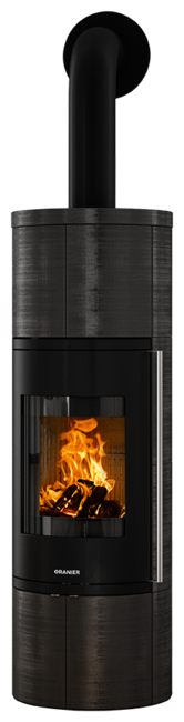 Wood stove Arkona W+ 2.0 Ceramic anthracite brushed
