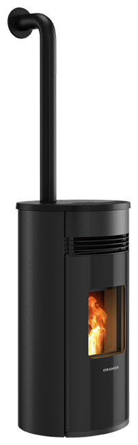 Pellet stove Sando 60 Steel black