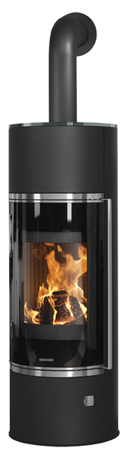 Wood stove Arena Aqua 2.0 Steel black, cover plate glass